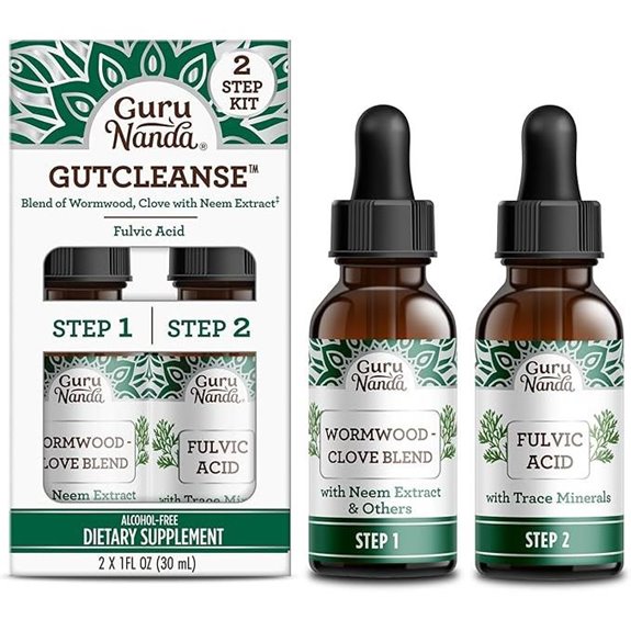 GuruNanda Gutcleanse 2-Step Digestive Support Kit