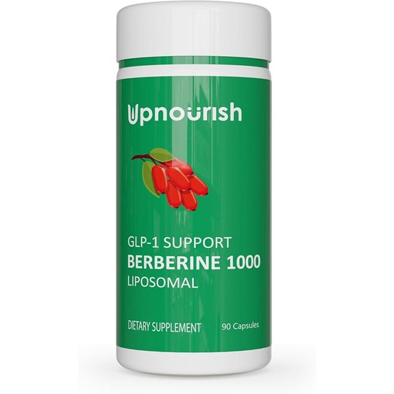 UpNourish Berberine Supplement with Cinnamon & Cranberry