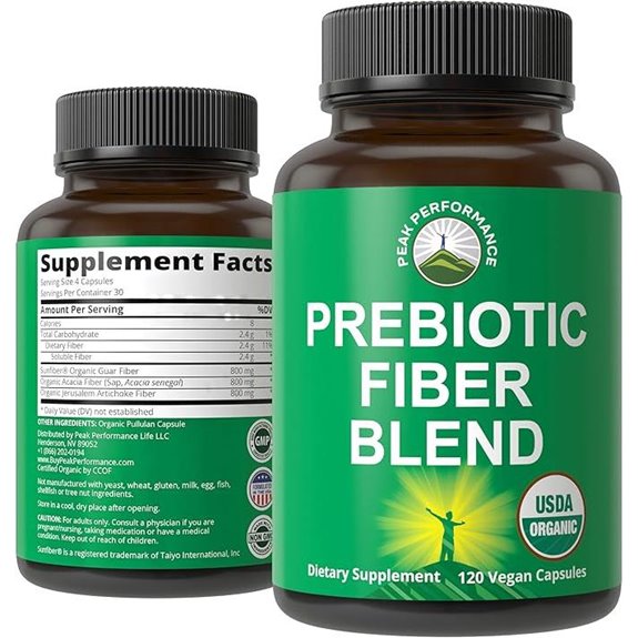 USDA Organic 3-in-1 Prebiotic Fiber Supplement