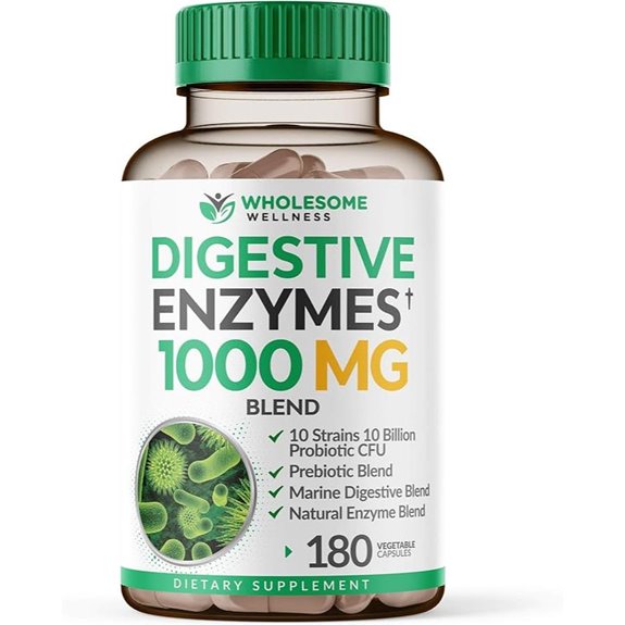 Wholesome Digestive Enzymes with Prebiotics & Probiotics