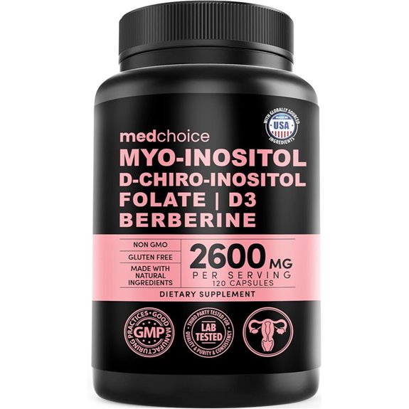 Women’s Inositol Complex Supplement for Hormone Wellness (120 capsules)