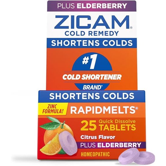 Zicam Cold Remedy Zinc RapidMelts (25 Count)