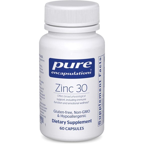 Zinc 30 mg Supplement for Immune Support (60)