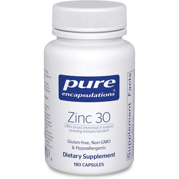 Pure Encapsulations Zinc 30 mg Immune Support Capsules