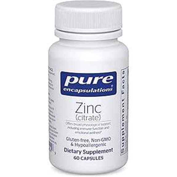 Zinc (Citrate) for Immune & Metabolism - 60 Capsules