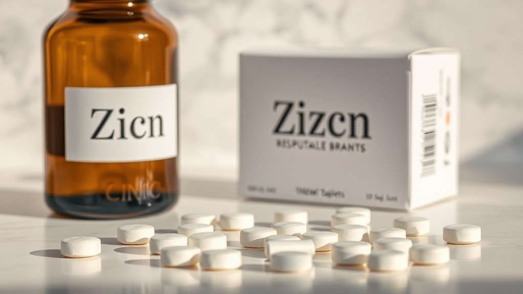 zinc supplement dosage form labels